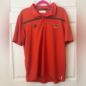 University of Miami Orange Men’s Polo